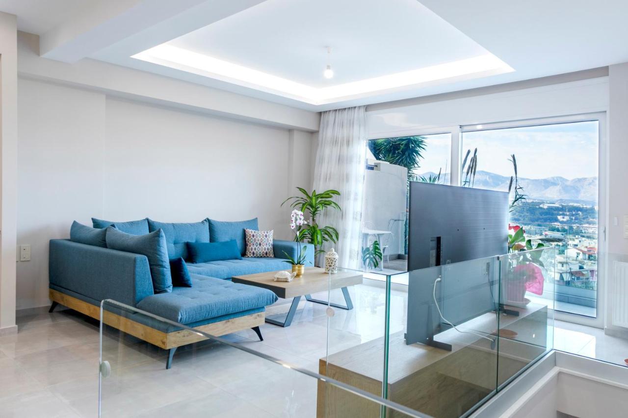 Stylist House With Amazing View Lägenhet Heraklion Exteriör bild